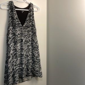 Aritzia soft v neck dress.